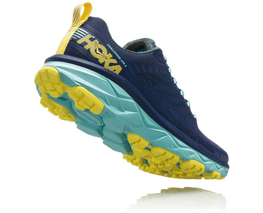 Tenis Trail Hoka One One Feminino Azuis - Challenger Atr 5 - 068-AVXWRC